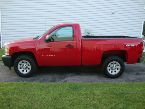 2012 Chevrolet Silverado 4x4 1500 WT Standard Cab Pickup 2-Door 4.3L, US $13,900.00, image 4