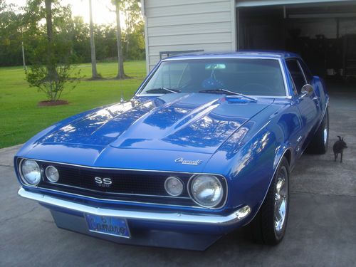 Indigo blue 1967 camaro ss