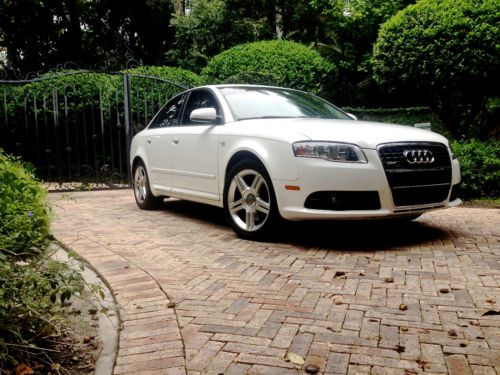 2008 audi a4 s line sedan 4-door 2.0l white automatic transmission fwd