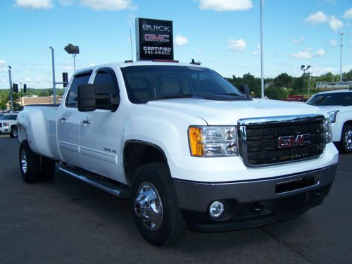 2012 gmc sierra slt 3500hd dually 4x4 duramax diesel allision transmission