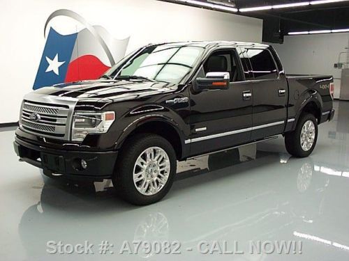 2013 ford f-150 platinum crew ecoboost 4x4 sunroof nav texas direct auto