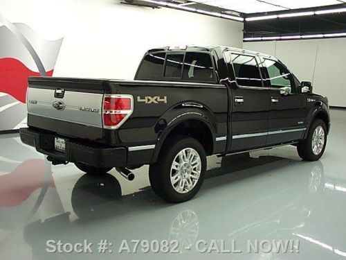 2013 FORD F-150 PLATINUM CREW ECOBOOST 4X4 SUNROOF NAV TEXAS DIRECT AUTO, US $40,980.00, image 4