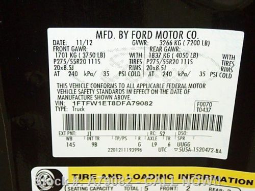 2013 FORD F-150 PLATINUM CREW ECOBOOST 4X4 SUNROOF NAV TEXAS DIRECT AUTO, US $40,980.00, image 12