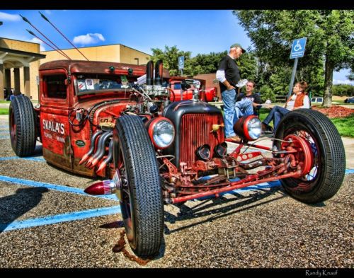 1934 ford pickup truck rat rod bagged 1st place detroit autorama   no reserve