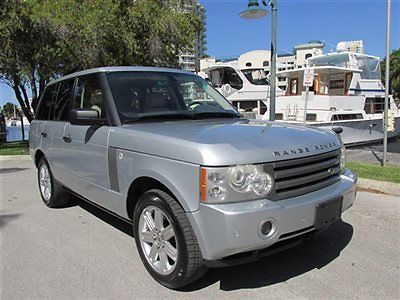 Land rover range rover hse with navi leather rear dvds very sharp