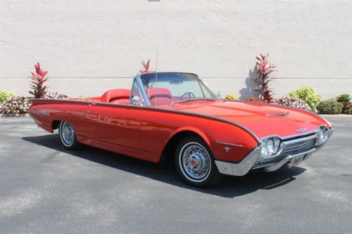 1962 ford thunderbird sport roadster 390 v8 for sale convertible