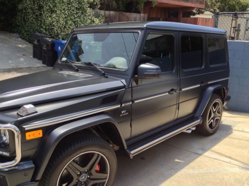 2014 mercedes g63 amg matte black designo package