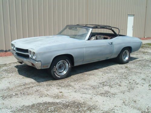 1970 chevelle malibu convertible-very nice running project-builder-