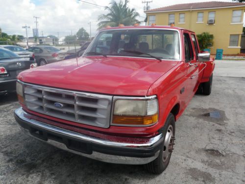 1995 ford f-350 xlt crew cab pickup 4-door 7.3l