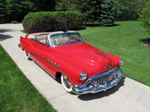 1952 buick roadmaster convertible. restored. best of show winner. no reserve!!!!