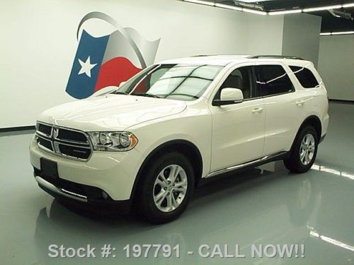 2012 dodge durango crew lux leather nav rear cam 53k mi texas direct auto