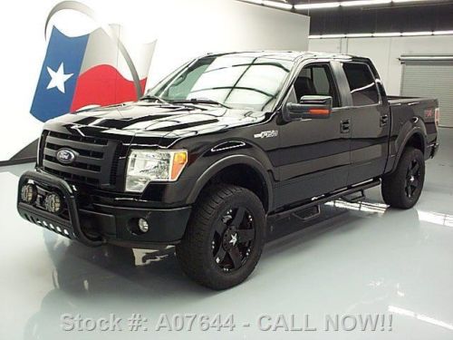 2009 ford f150 fx4 crew 4x4 htd leather side steps 20&#039;s texas direct auto