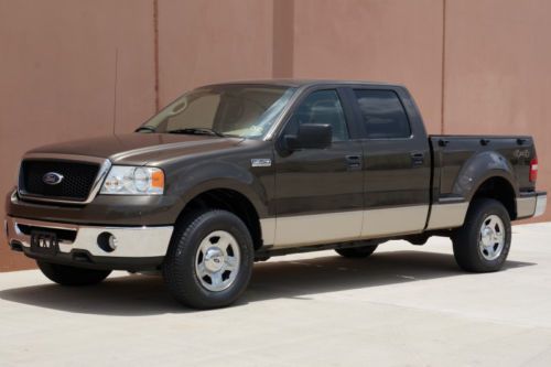 08 ford f150 xlt crew cab 5.4l 4x4 step side 1 owner carfax cert texan rust free