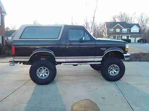 1996 Ford Bronco Eddie Bauer Sport Utility 2-Door 5.8L Lifted, image 3