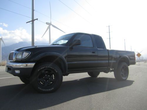 2004 tacoma trd prerunner, loaded, v6, auto, black, locker, bilsteins,low miles!