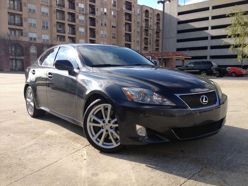 2007 lexus is350 sport leather  sunroof  nav  rear cam  63k