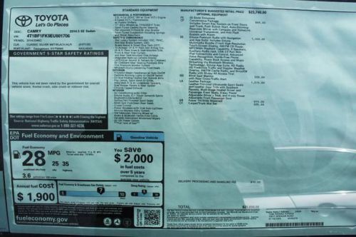 2014 Toyota Camry SE, US $26,350.00, image 11
