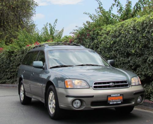 01 subaru outback wagon awd leather power seat moon roof tilt wheel roof rack