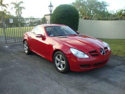 2006 red mercedes slk280(convertible)(full options)(low miles)(sport car)(2doors