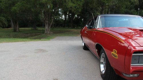 1968 Red Pontiac GTO Coupe ! Beautiful paint & body! Authentic 242 Car! Rare!, image 8