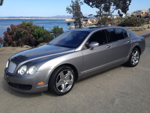 2006 &#034;gray&#034; bentley continental flying spur 6.0 l w12 twin turbo awd 6-speed