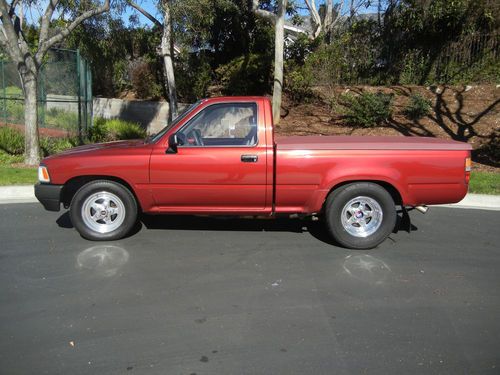 Chevota hot rod toyota 383 stroker sbc chevy powered drag race pickup ratrod