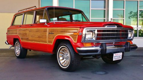 1987 jeep grand wagoneer - rust free, serviced, lots of restoration! no reserve!