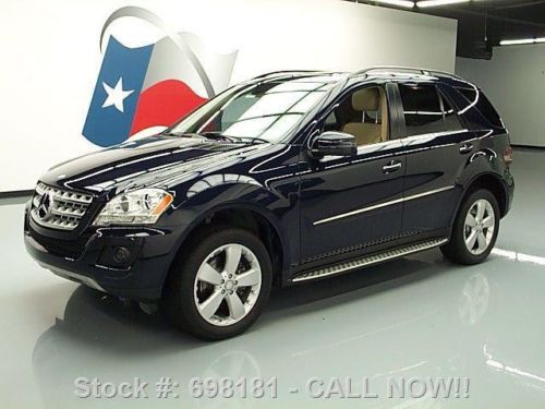 2011 mercedes-benz ml350 sunroof nav rearview cam 47k texas direct auto