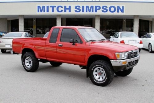 1991 toyota 4wd pickup x-cab dlx auto v6 89k miles original