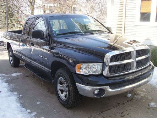 2002 dodge ram1500 slt 4wd quad cab pickup 8' long bed 5.9l