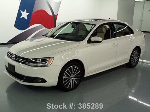 2012 volkswagen jetta sel auto heated seats sunroof 45k texas direct auto