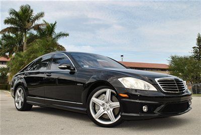 2008 s63 amg - p3 package - power rear seats - night vision - 1 florida owner
