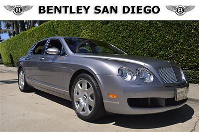 2006 bentley flying spur. 28k miles. silver over blue. bentley san diego.