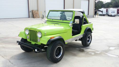 1985 jeep cj7 6 cylinder 4.2 liter 4 speed manual 4x4