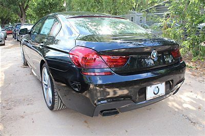 6 series bmw 650i gran coupe new 4 dr sedan automatic gasoline 4.4l 8 cyl  black