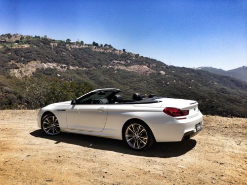 2014 bmw 650i convertible frozen brilliant white