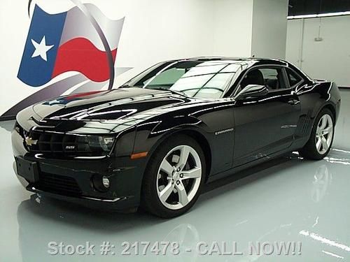 2010 chevy camaro ss 6-speed spoiler 20" wheels 21k mi texas direct auto