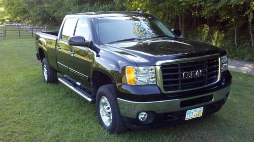 2009 gmc sierra 3500 hd 6.6l duramax diesel fully loaded 4x4 8ft bed