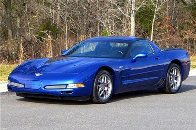 Wow, super low miles * 2003 chevy corvette z06 / leather / 6-spd manual