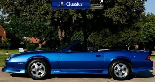 1991 camaro z28 convertible as new collector iroc