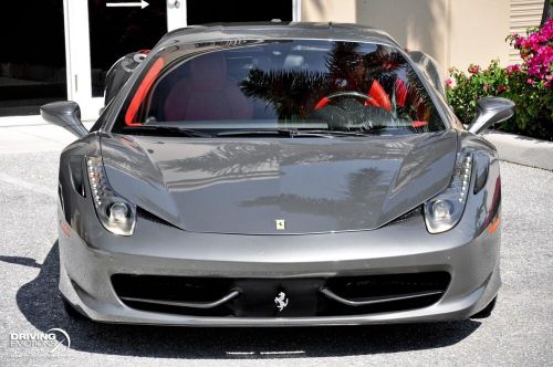 2011 Ferrari 458 ITALIA! GRIGIO FERRO/ROSSO! CARBON! LOW MILES!!, US $200,000.00, image 9