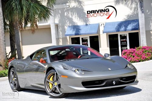 2011 Ferrari 458 ITALIA! GRIGIO FERRO/ROSSO! CARBON! LOW MILES!!, US $200,000.00, image 13