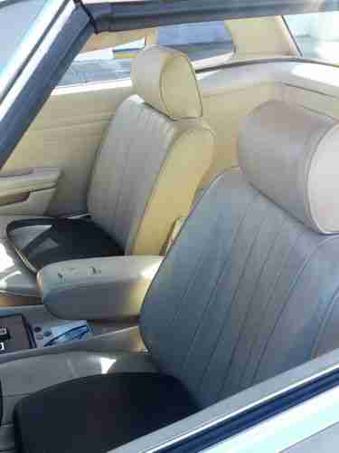Mercedes Benz 1980 450-SL Sports Car 2 Door Conv.2 tops Color Beige Tan inside, image 7