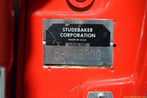 1963 Studebaker Gran Turismo Hawk, US $29,995.00, image 3