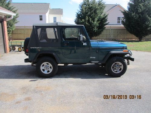 1995 jeep wrangler 4x4    no reserve!!!!