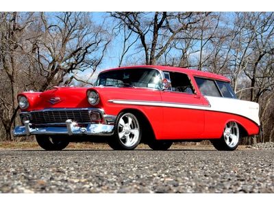 Stunning custom 56 nomad 350 overdrive a/c p/windows tilt - high dollar build!