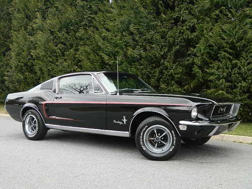 1968 mustang fastback raven watch videos 1967 c-code raven black