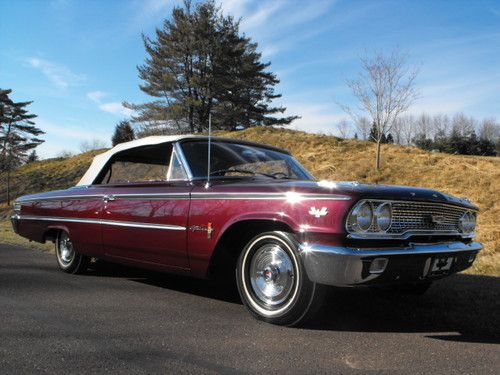 1963 galaxie 500 xl convertible r code 427-425hp 4 speed 1 of a kind must see!!!