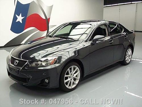 2011 lexus is 250 awd sunroof paddle shift spoiler 10k texas direct auto