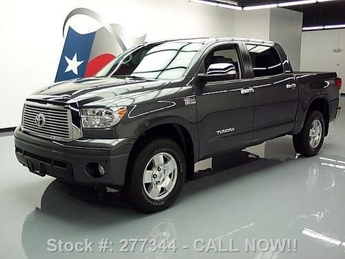 2013 toyota tundra ltd crewmax 4x4 trd sunroof nav 6k texas direct auto